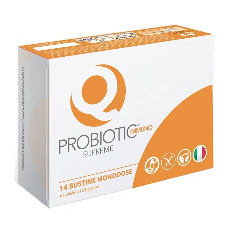 Q-probiotic Immuno Supreme Integratore 14 Bustine - Para-Farmacia Bosciaclub