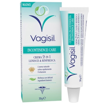 Vagisil Incontinence Care Crema 2in1 Lenisce e Rinfresca 30G