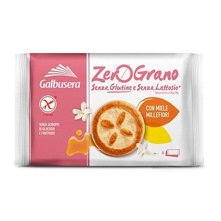 Galbusera Zerograno Frollino miele millefiori 220 G