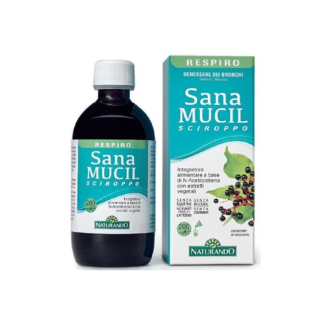 Naturando Sanamucil Sciroppo integratore 200 Ml