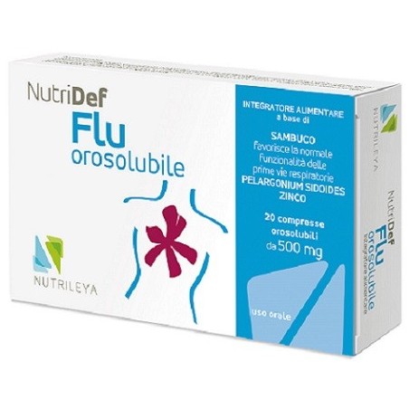 Nutrileya Nutridef Flu Orosolubile integratore 20 Compresse