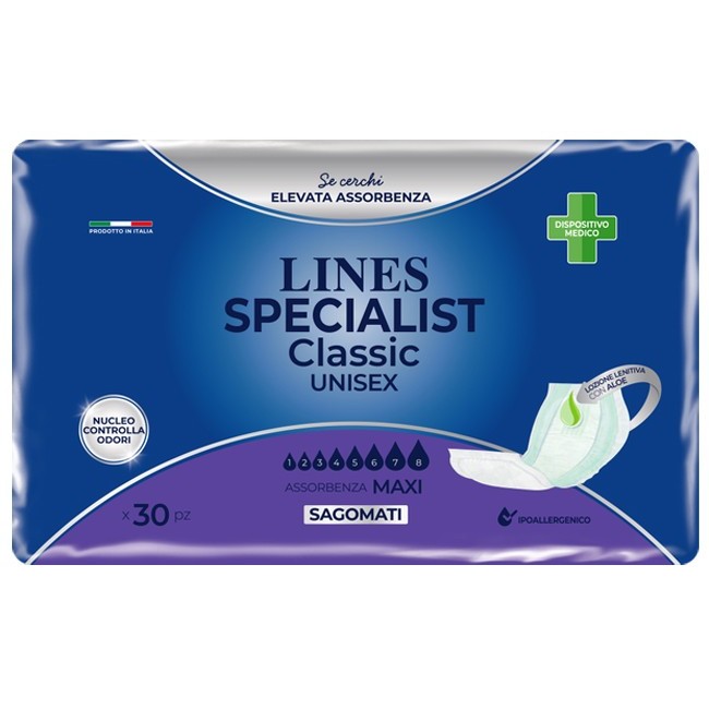 Lines Special Classic Pannolone Sagomato Maxi 30 Pezzi