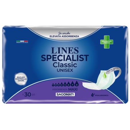 Lines Special Classic Pannolone Sagomato Maxi 30 Pezzi