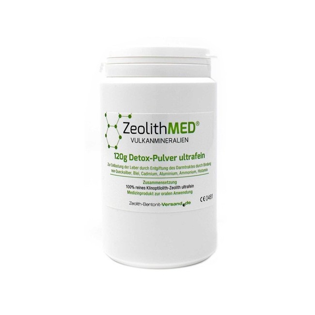 Zeolithmed Minerali Vulcanici Detox Polvere Ultrafine 120 G