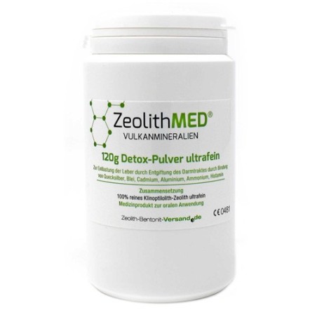 Zeolithmed Minerali Vulcanici Detox Polvere Ultrafine 120 G