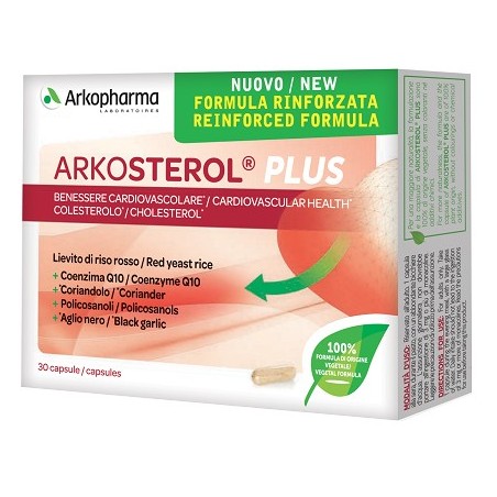 Arkofarm Arkosterol plus 30 capsule integratore di riso rosso