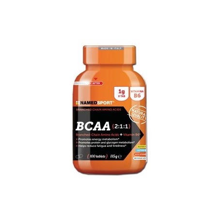 Namedsport Bcaa 100 compresse integratore di aminoacidi ramificati