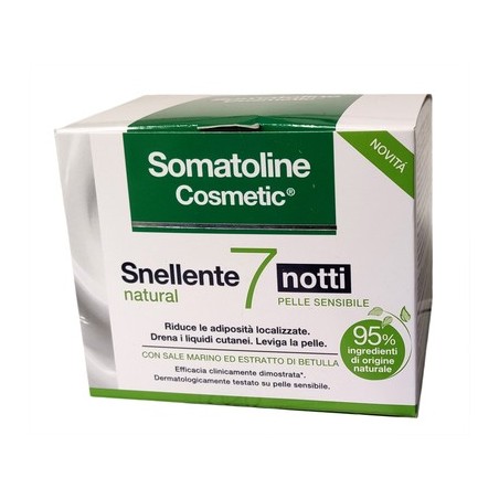 Somatoline Cosmetics Snellente 7 notti natural per la cellulite 250 ml