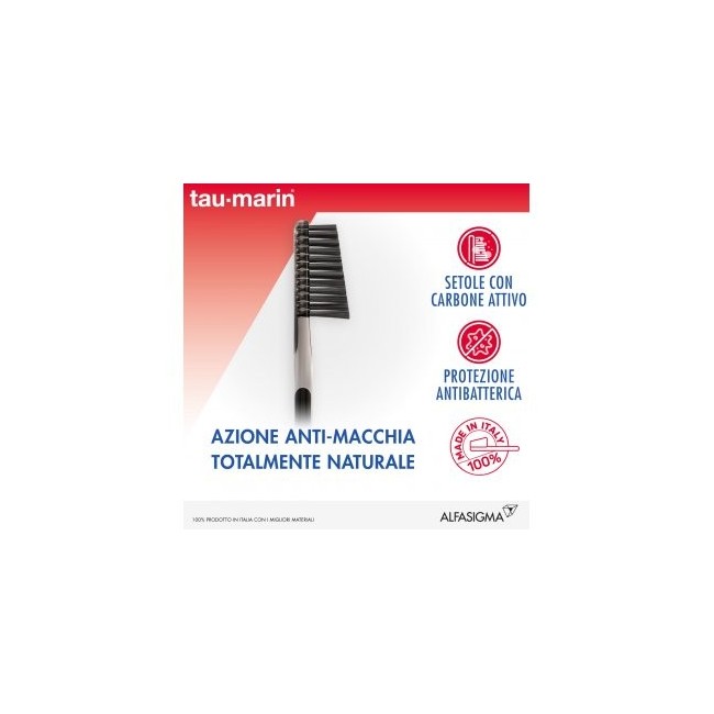 Taumarin spazzolino professional black con antibatterico