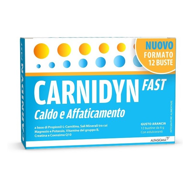 Carnidyn Fast 12 Bustine Integratore Alimentare