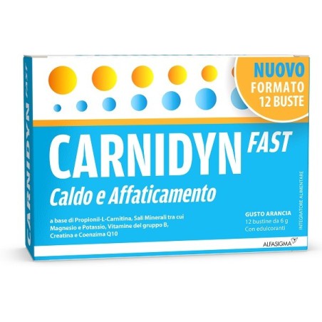 Carnidyn Fast 12 Bustine Integratore Alimentare