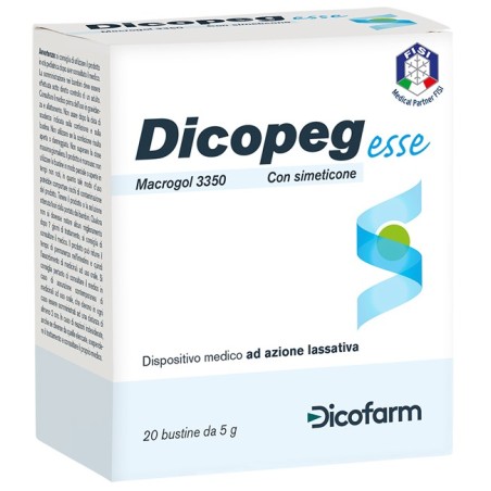 Dicopeg esse 20 bustine 5 g lassativo con macrogol 3350