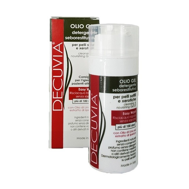 Farmacon Decuvia Olio Gel detergente pelle secca 50 Ml