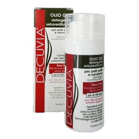 Farmacon Decuvia Olio Gel detergente pelle secca 50 Ml