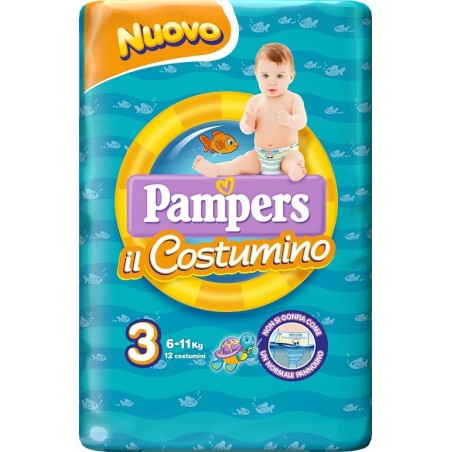 Fater Pampers pannolino Costumino Midi 12 Pezzi