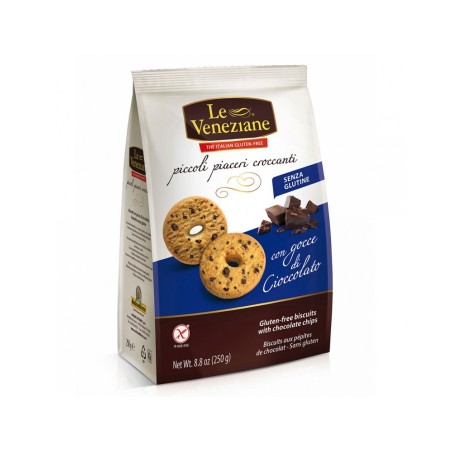 Le Veneziane Biscotti Gocce Cioccolato Senza Glutine 250 gr