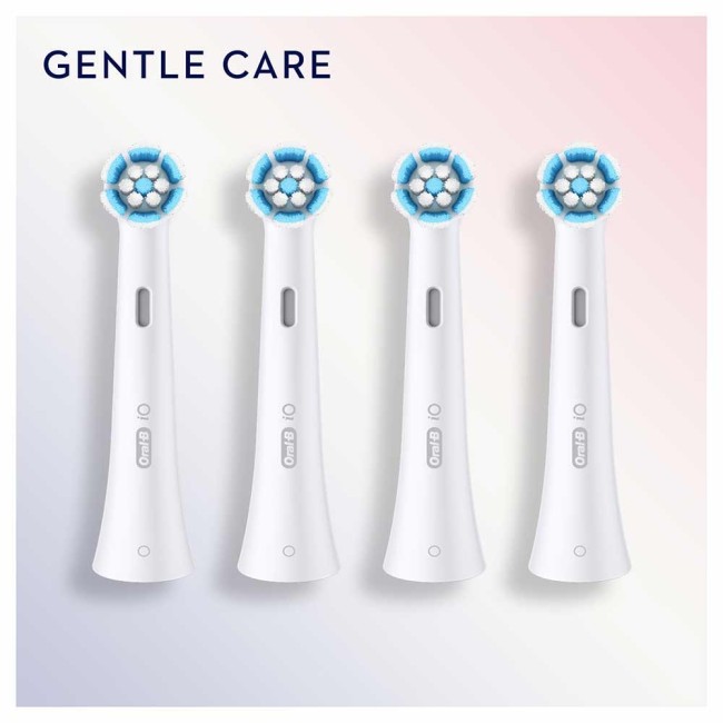 Oral-B Testine Di Ricambio Io Gentle Care Bianche 4 Pezzi