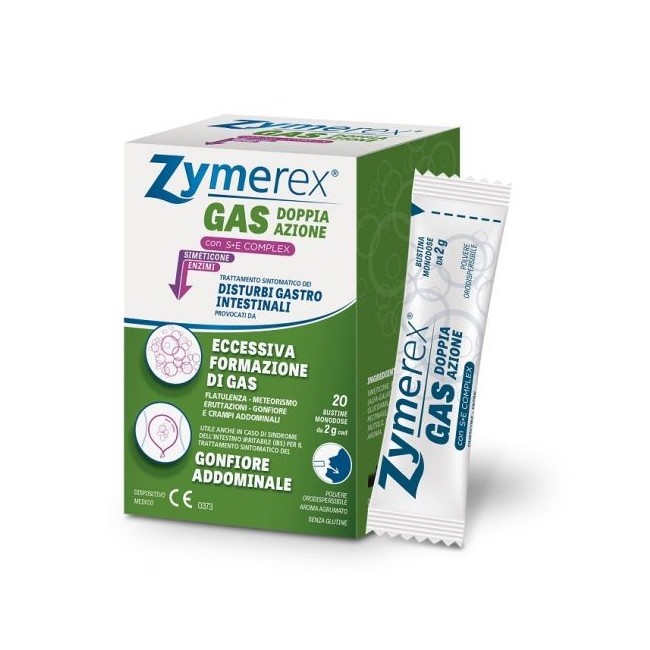 Zymerex gas doppia azione con s+e complex 20 bustine