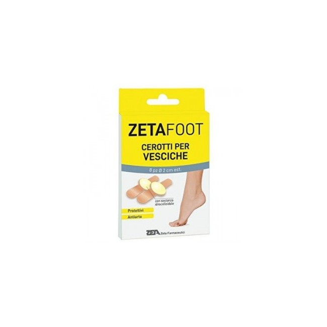 Zeta Foot Cerotto Idrocolloidale Vesciche 8 Pezzi