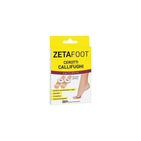 Zeta Foot Cerotto Callifugo Dischetto Centrale 6 Pezz