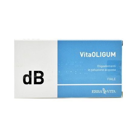 Erba vita Vitaoligum D-B 20 fiale di oligoelementi