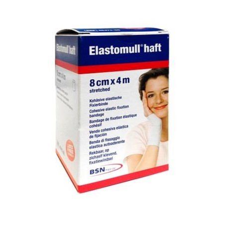 Elastomull haft Benda elastica autoadesiva 8 x 4 1 pezzo