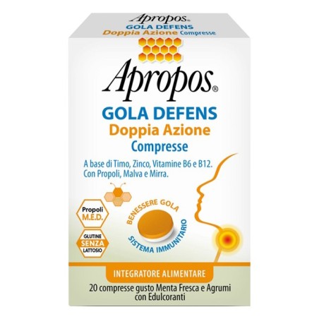 Desa Pharma Apropos Gola Defens Doppia Azione 20 Compresse