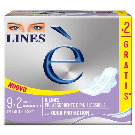 Fater Lines E' Ali Carry Pack 9 + 2 assorbenti Pezzi