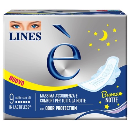 Fater Lines E' Notte Carry Pack assorbenti 9 Pezzi