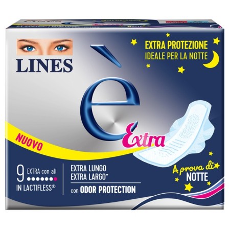 Fater Lines E' Extra Carry Pack assorbenti 9 Pezzi