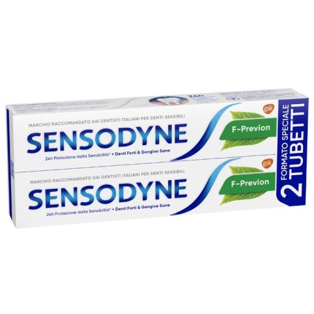 Glaxosmithkline Sensodyne F Previon dentifricio 2 X 75 Ml