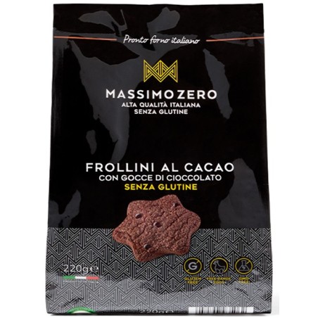 Massimo Zero Frollini Cacao senza glutine  220 G