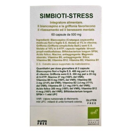 Oti Simbioti-stress 60 capsule integratore alimentare