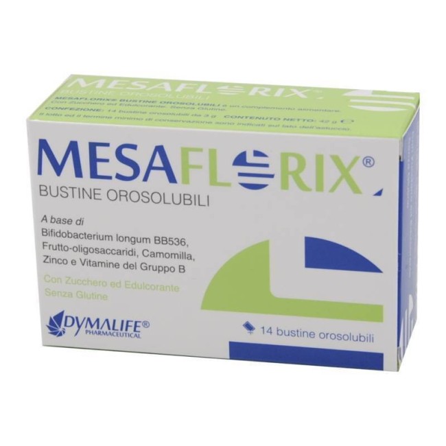 Dymalife Mesaflorix 14 bustine orosolubili integratore alimentare