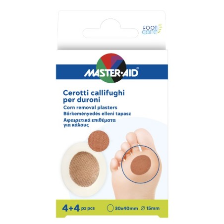 Master-aid Footcare cerotti callifughi duroni 4+4 pezzi