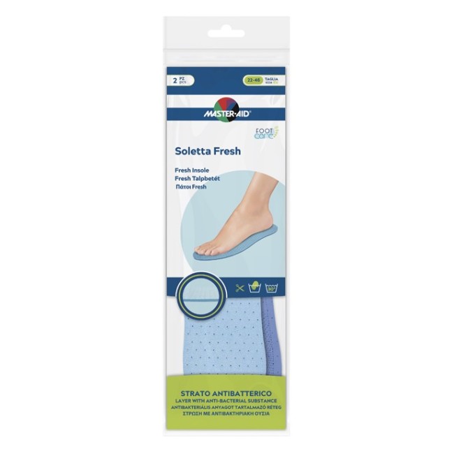 Master-aid soletta fresh ritagliabile 2 pezzi