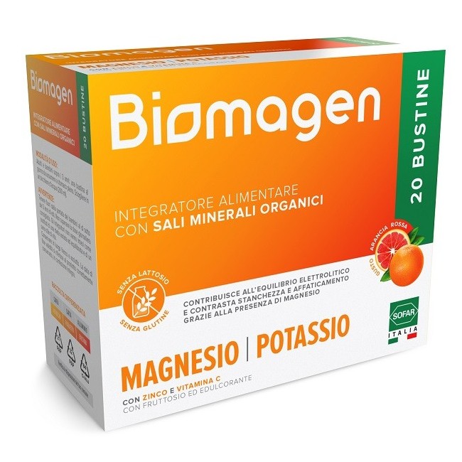 Sofar Biomagen 20 Bustine integratore di magnesio e potassio