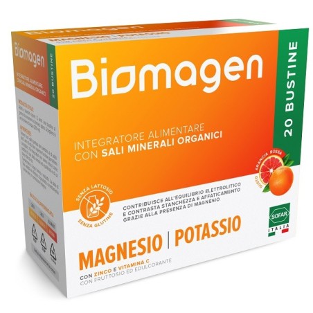 Sofar Biomagen 20 Bustine integratore di magnesio e potassio