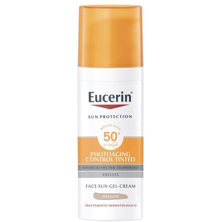 Eucerin Sun Photoaging Control Tinted Gel Creme Spf50+ Medium 50 Ml