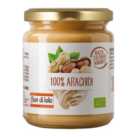 Biotobio Fior Di Loto Crema  Di Arachidi Tostate 100% 200 gr