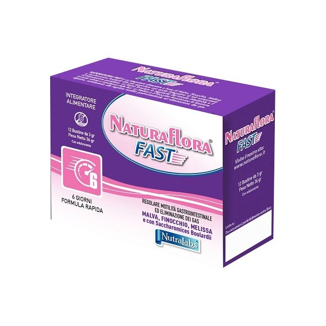 Nutralabs Naturaflora Fast integratore 12 Bustine