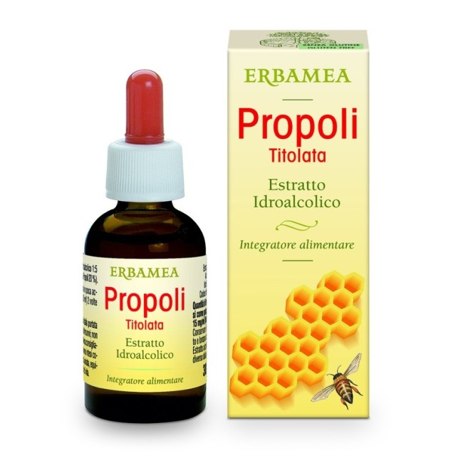 Erbamea Propoli Titolata Estratto Idroalcolico gocce 30 Ml