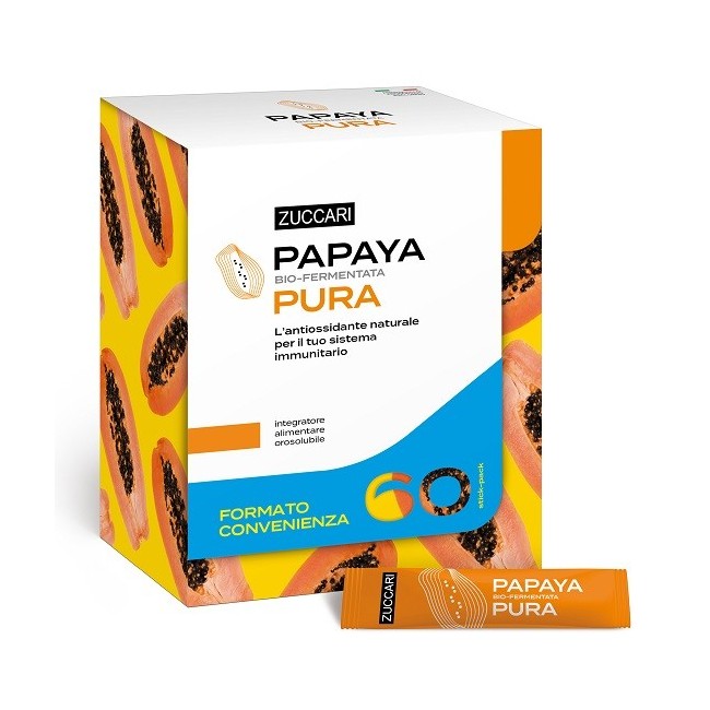 Zuccari Papaya Pura integratore 60 Stick Pack