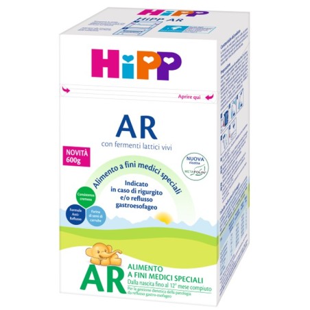 Hipp latte ar con metafolina per il rigurgito 600g