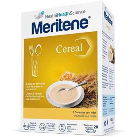 Meritene cereal instant crema 8 cereali facile deglutizione 600 gr