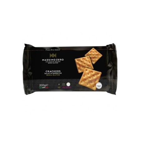 Massimo zero crackers salati senza glutine 200g