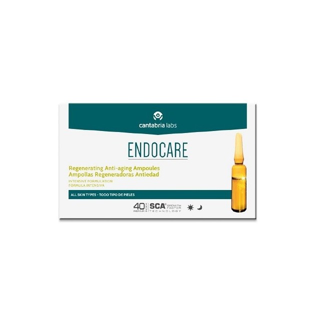 Endocare ampolle biorepar 14 fiale rassodanti e rigeneranti da 1 ml