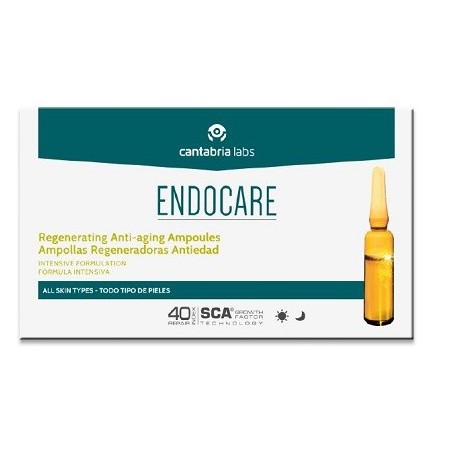 Endocare ampolle biorepar 14 fiale rassodanti e rigeneranti da 1 ml