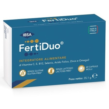 Ibsa Farmaceutici Italia Fertiduo 60 Capsule Soft Gel