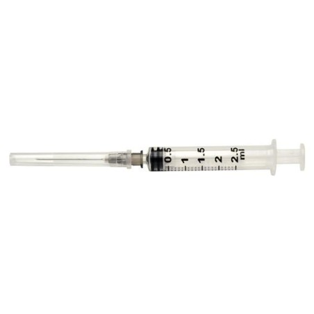 Siringa Meds Farmatexa 2,5/3ml Con Ago 14 Gauge 23 Cono Centrato Luer